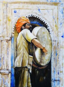 Homme avec tambour